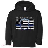 Honor The Lives That Protect Yours Blue Lives Matter Toddler Hoodie thumb 0