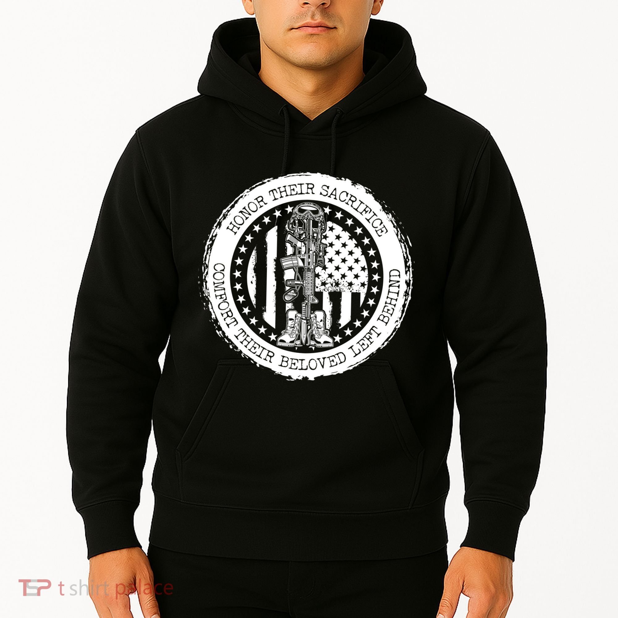 Honor Their Sacrifice Comfort Their Beloved Left Behind Hoodie