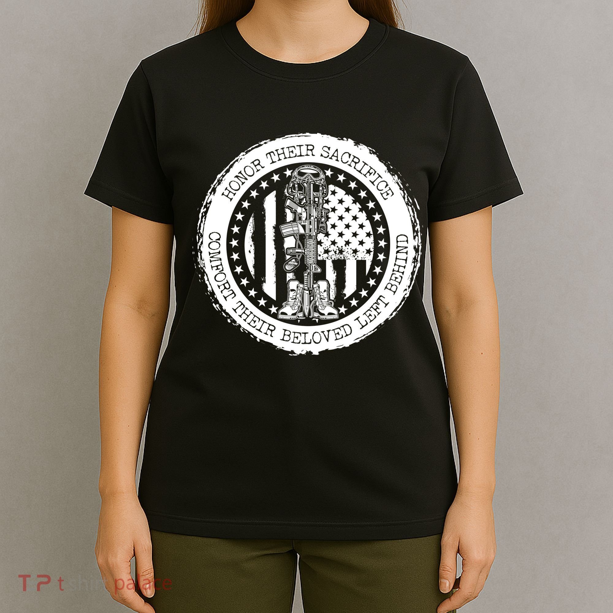 Honor Their Sacrifice Comfort Their Beloved Left Behind T-Shirt