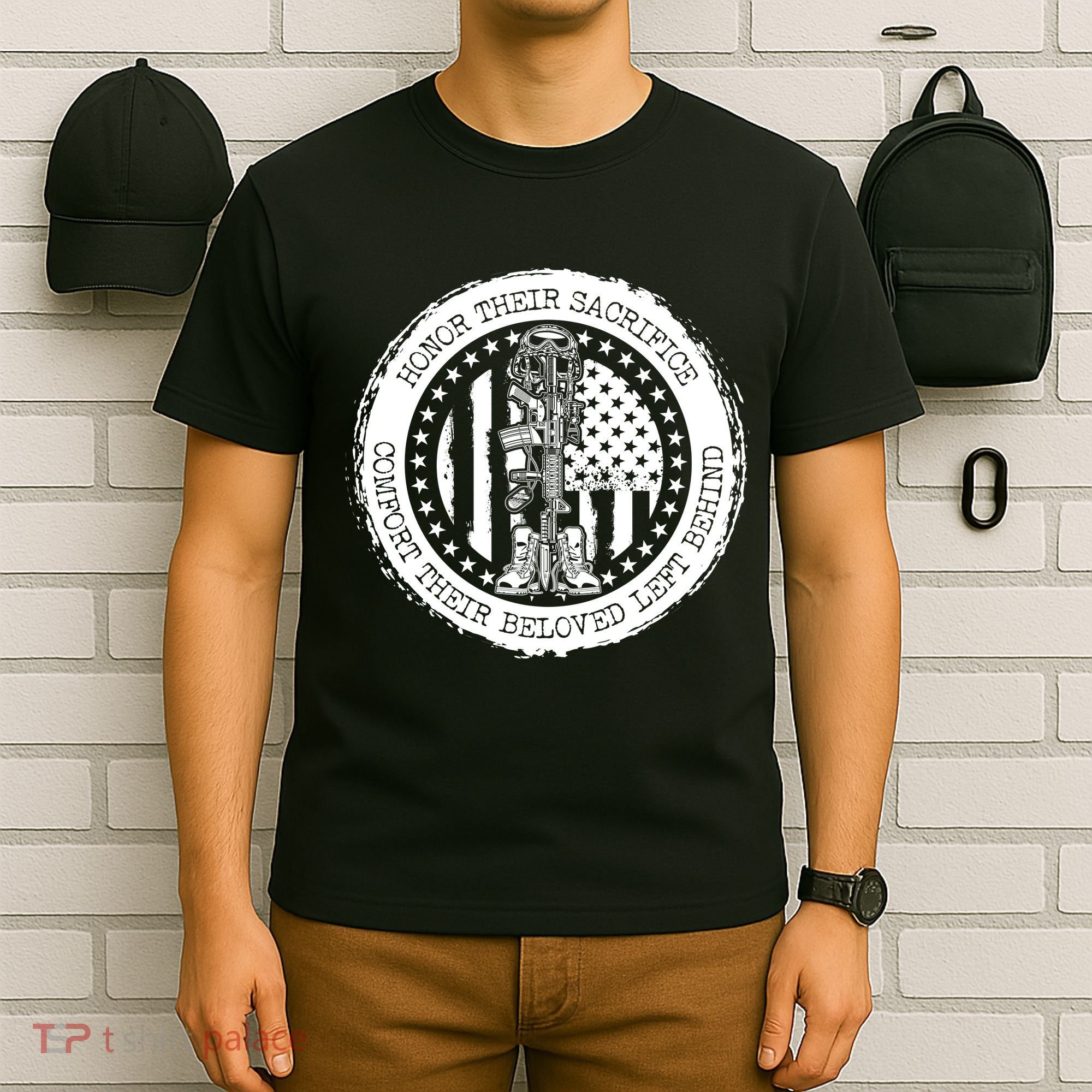Honor Their Sacrifice Comfort Their Beloved Left Behind T-Shirt