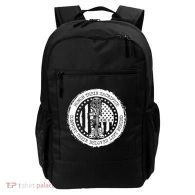 Honor Their Sacrifice Comfort Their Beloved Left Behind Backpack