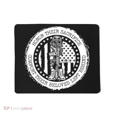 Honor Their Sacrifice Comfort Their Beloved Left Behind Mousepad