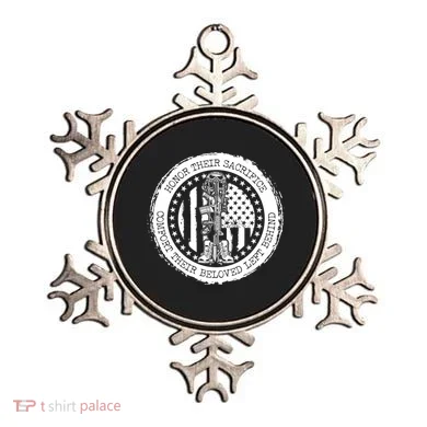 Honor Their Sacrifice Comfort Their Beloved Left Behind Ornament
