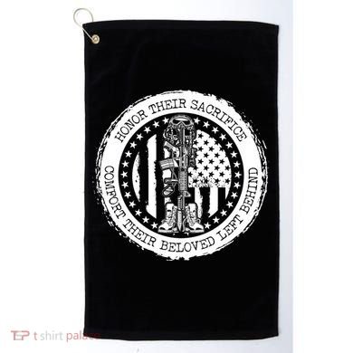Honor Their Sacrifice Comfort Their Beloved Left Behind Golf Towel