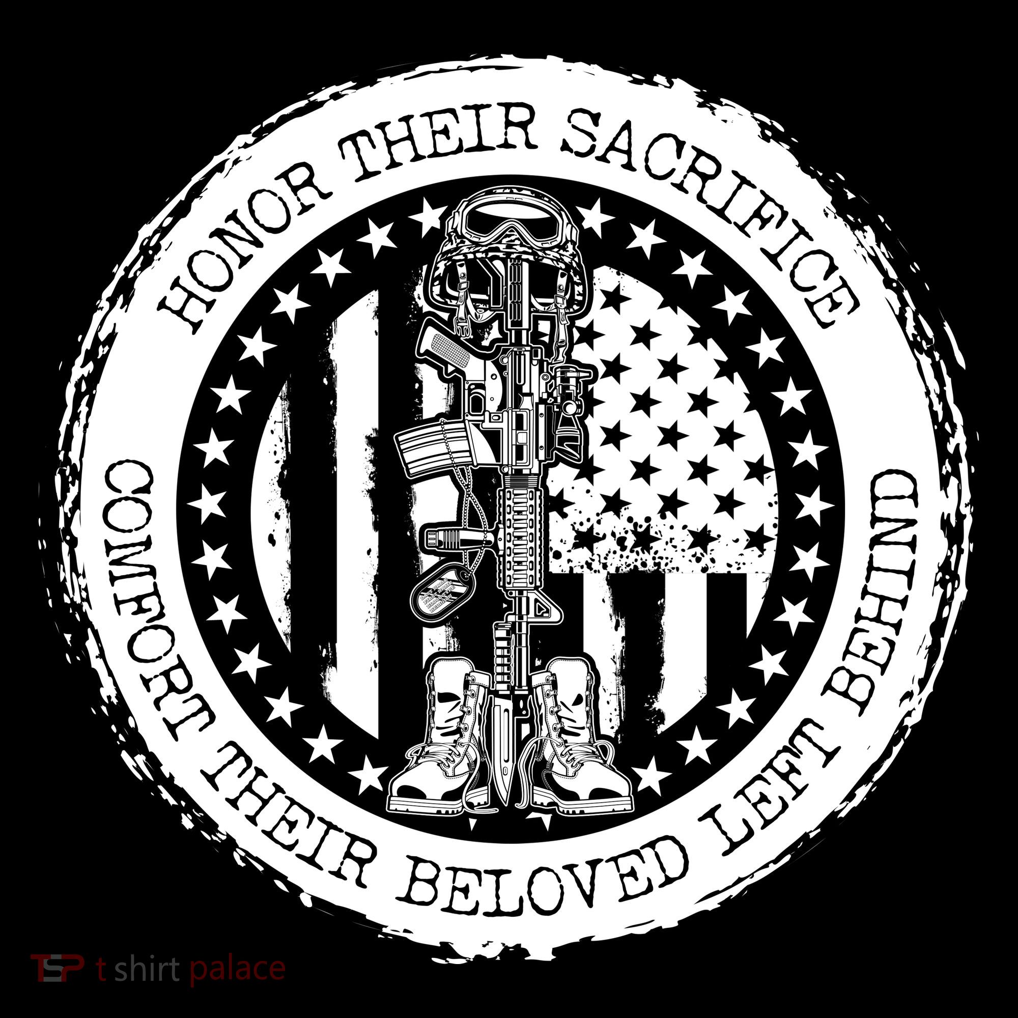 Honor Their Sacrifice Comfort Their Beloved Left Behind Women's T-Shirt
