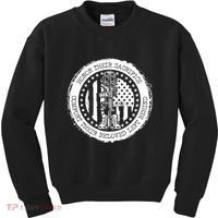 Honor Their Sacrifice Comfort Their Beloved Left Behind Kids Sweatshirt thumb 0