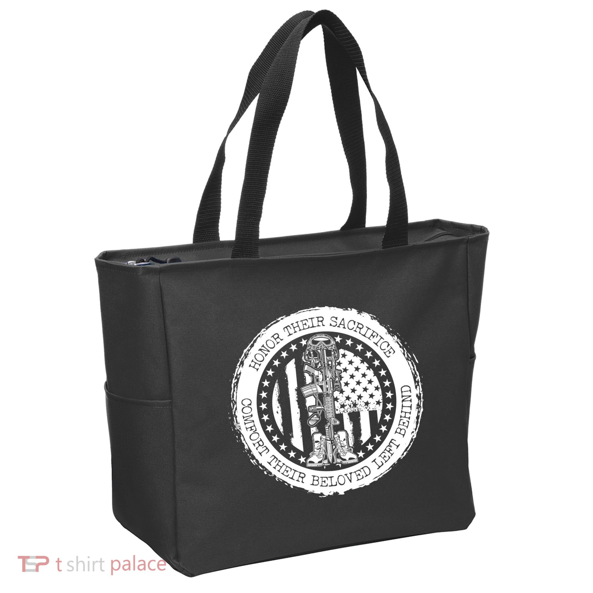 Honor Their Sacrifice Comfort Their Beloved Left Behind Tote Bag