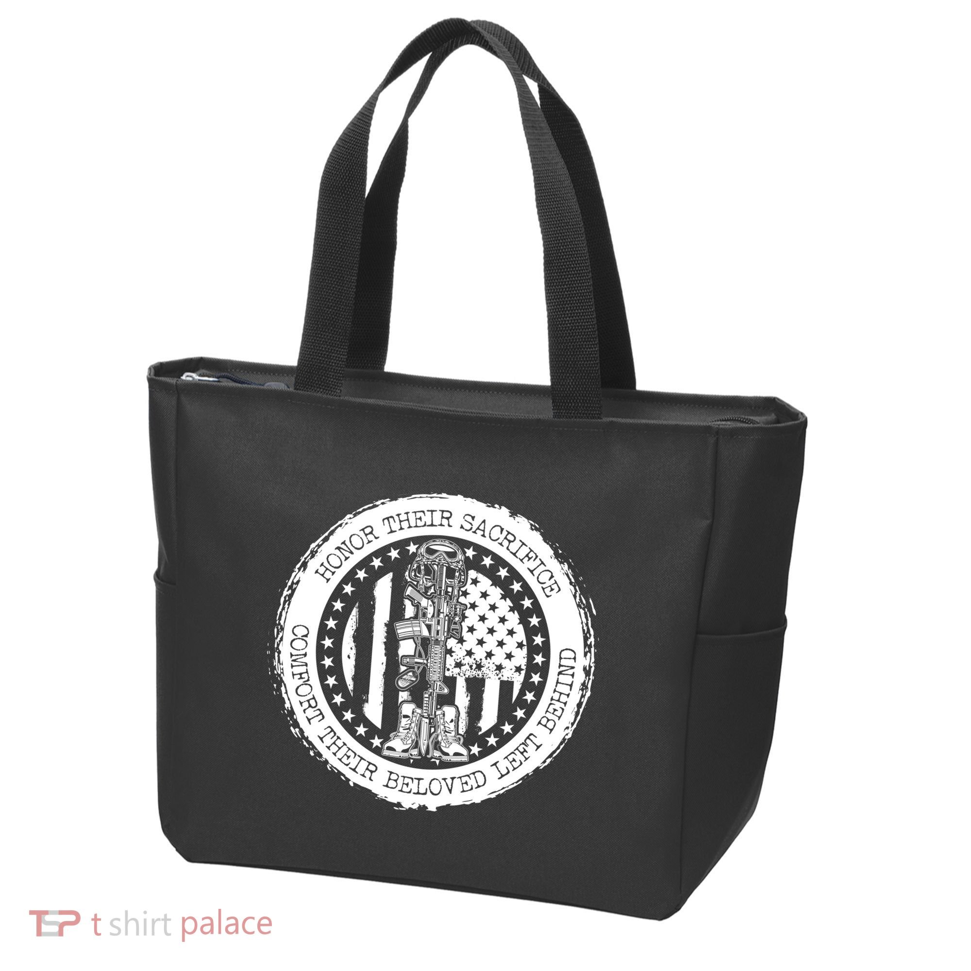 Honor Their Sacrifice Comfort Their Beloved Left Behind Tote Bag