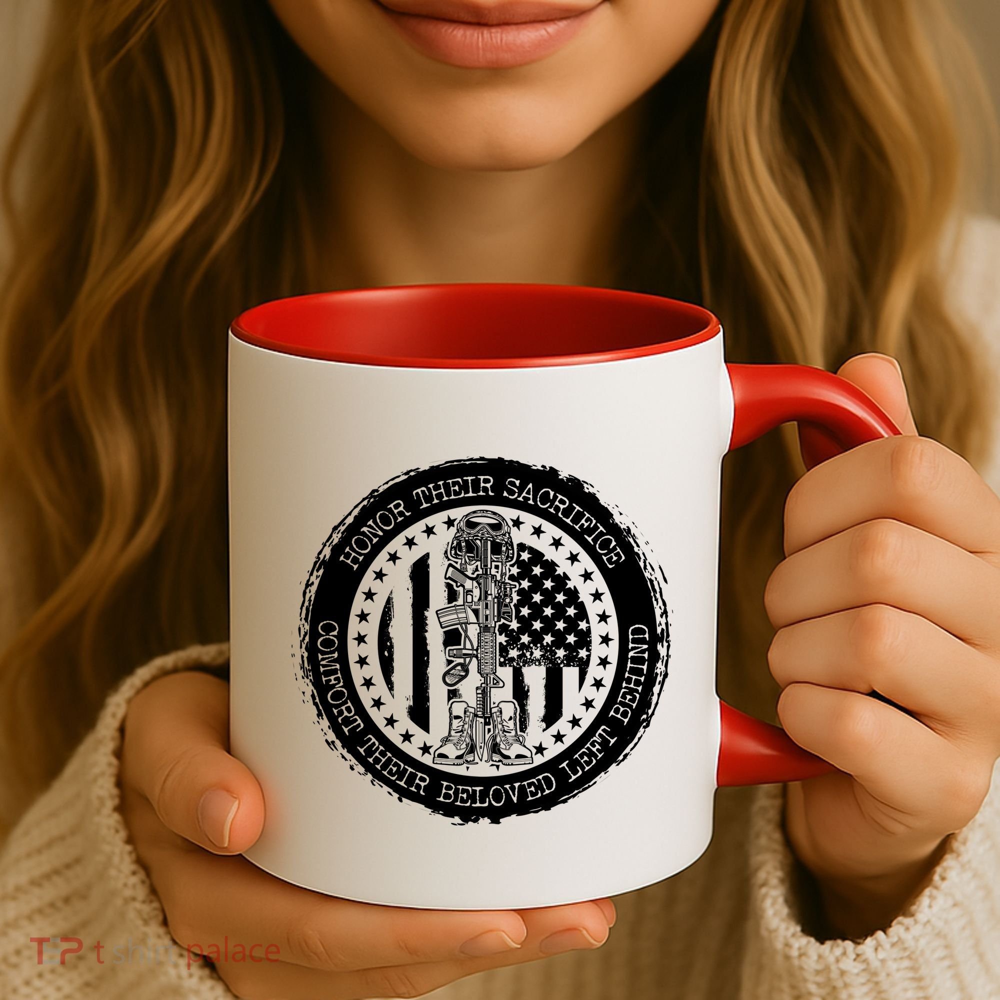 Honor Their Sacrifice Comfort Their Beloved Left Behind Coffee Mug