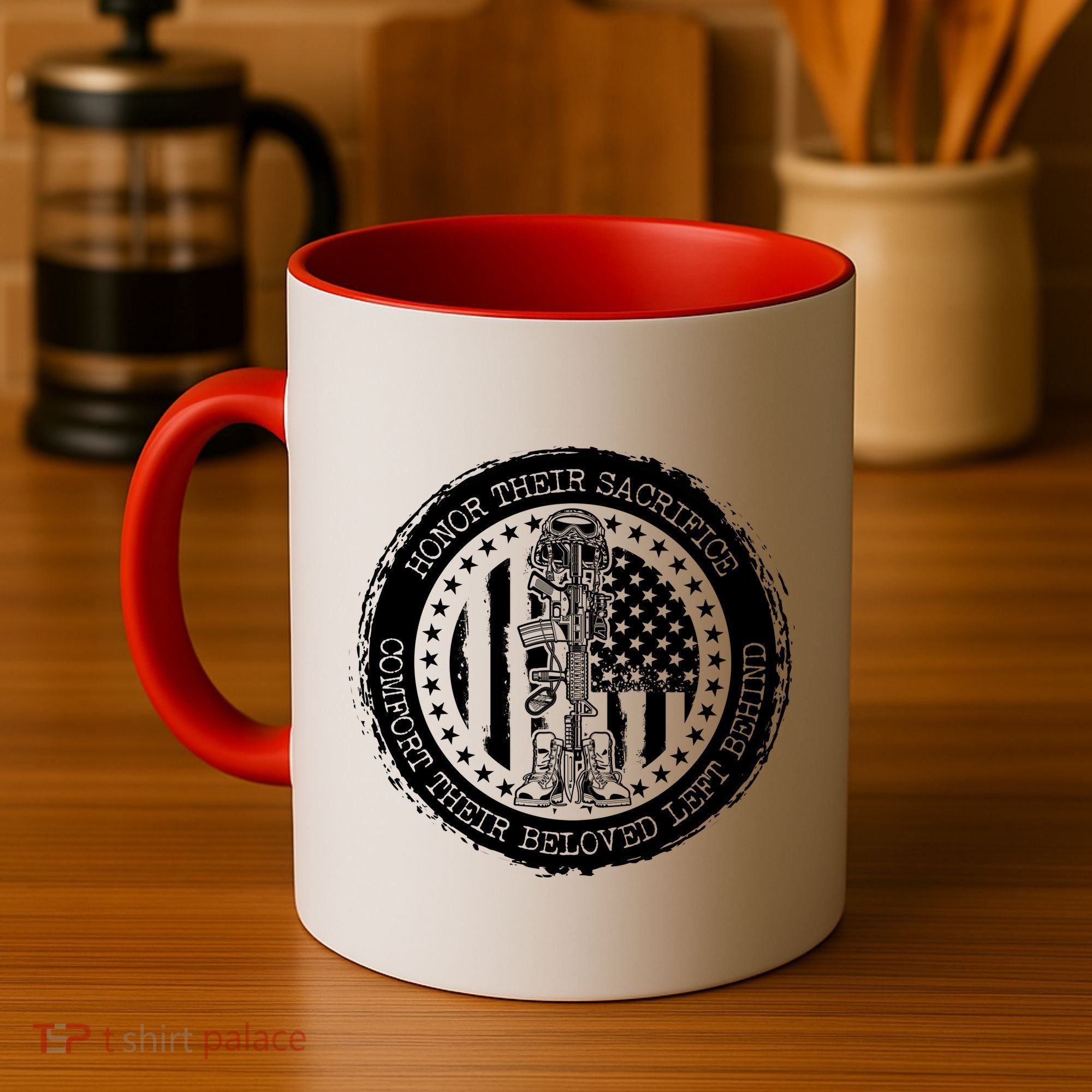 Honor Their Sacrifice Comfort Their Beloved Left Behind Coffee Mug