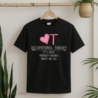 Heart OT Occupational Therapy Funny Therapist Assistant T-Shirt thumb 2