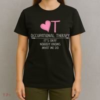 Heart OT Occupational Therapy Funny Therapist Assistant T-Shirt thumb 4