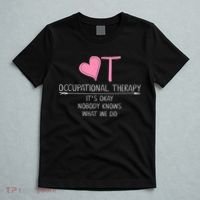 Heart OT Occupational Therapy Funny Therapist Assistant T-Shirt thumb 5