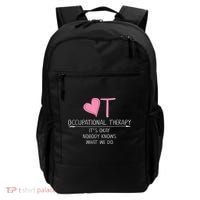 Heart OT Occupational Therapy Funny Therapist Assistant Backpack thumb 0