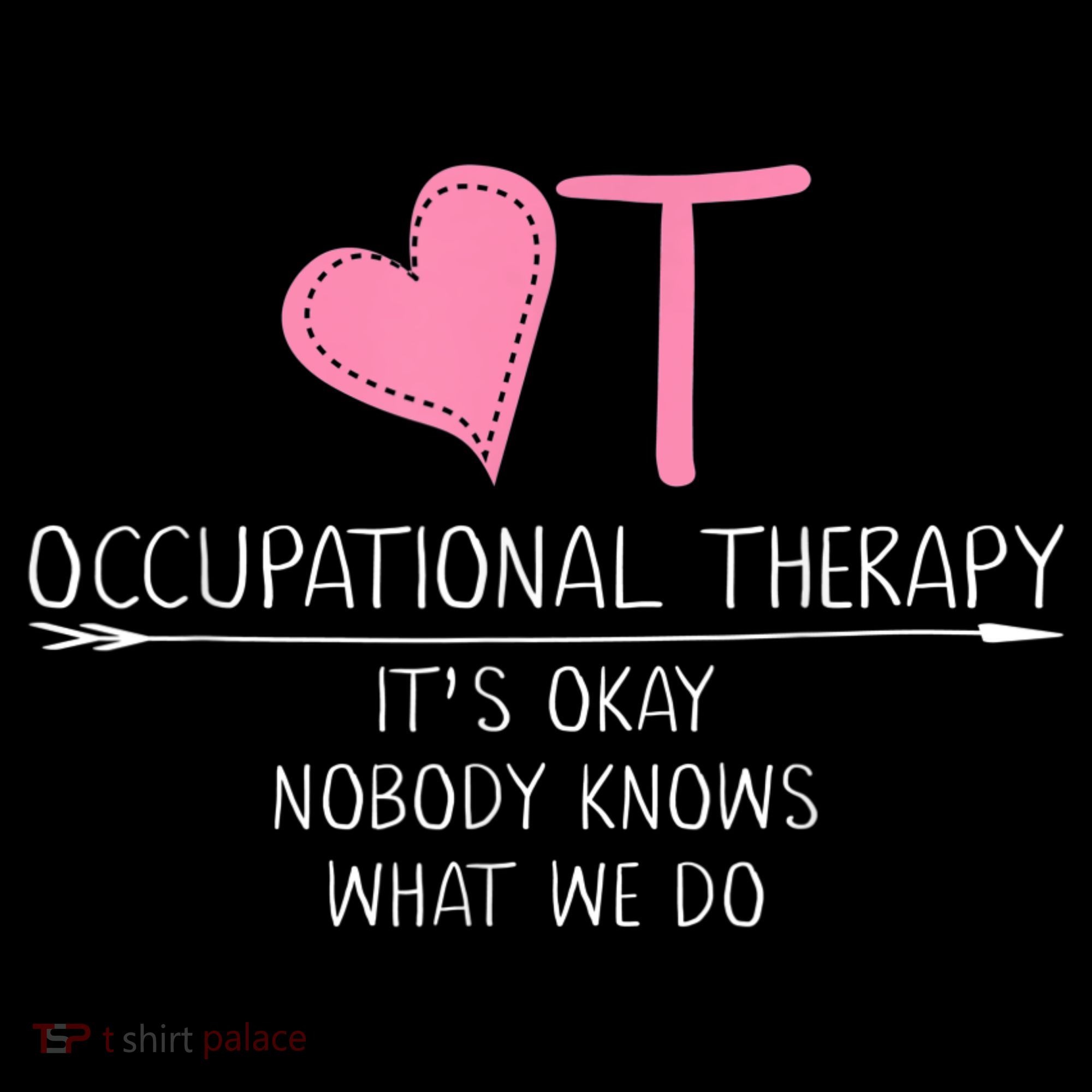 Heart OT Occupational Therapy Funny Therapist Assistant Women's Hoodie