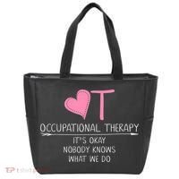 Heart OT Occupational Therapy Funny Therapist Assistant Tote Bag thumb 0