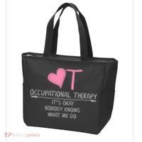 Heart OT Occupational Therapy Funny Therapist Assistant Tote Bag thumb 3