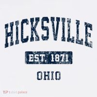 Hicksville Ohio Oh Vintage Sports Established T-Shirt thumb 7