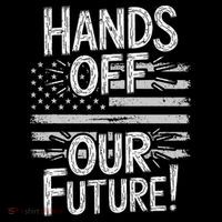 Hands Off Our Future Pro Democracy Anti MAGA Anti Oligarchy Coffee Mug thumb 5