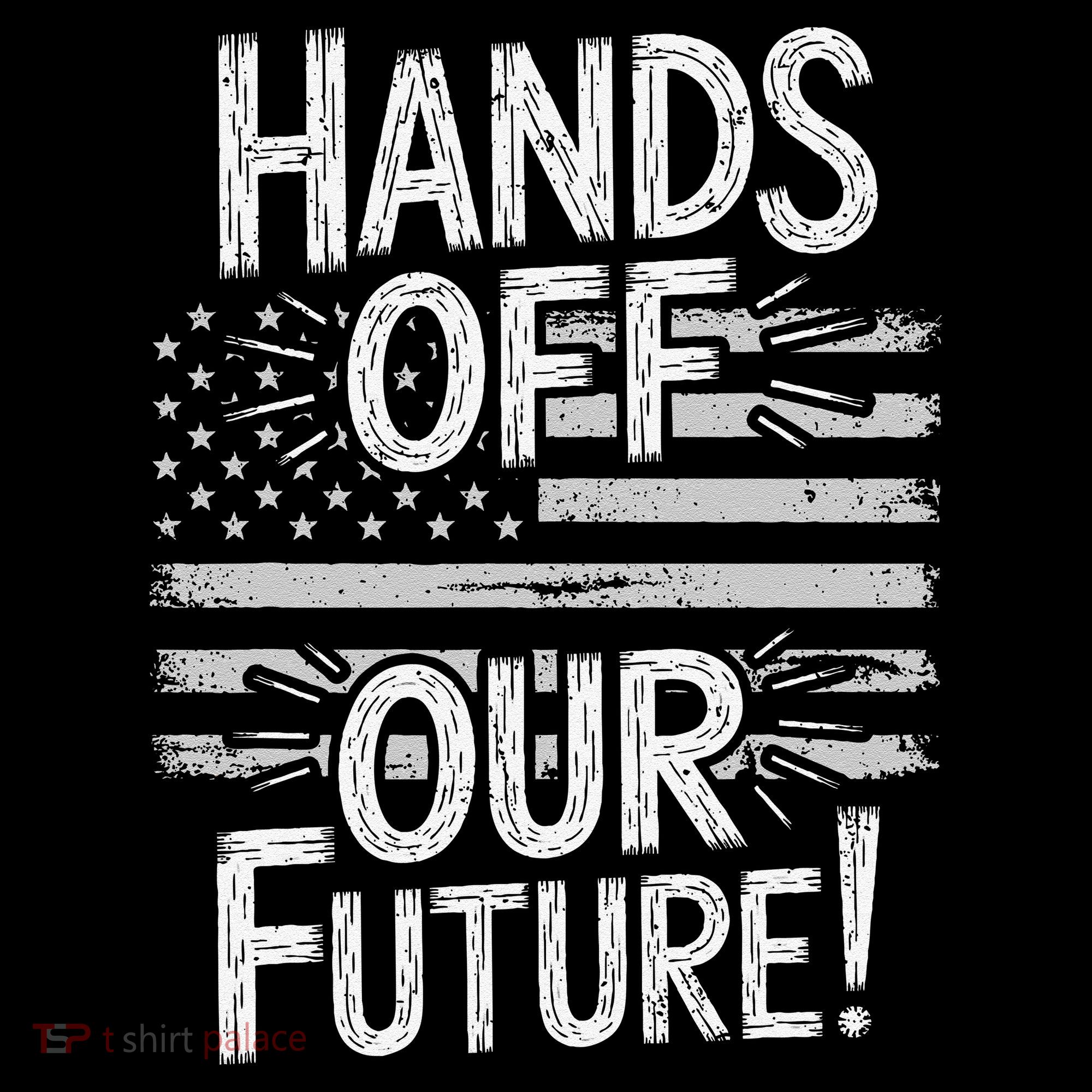 Hands Off Our Future Pro Democracy Anti MAGA Anti Oligarchy Coffee Mug