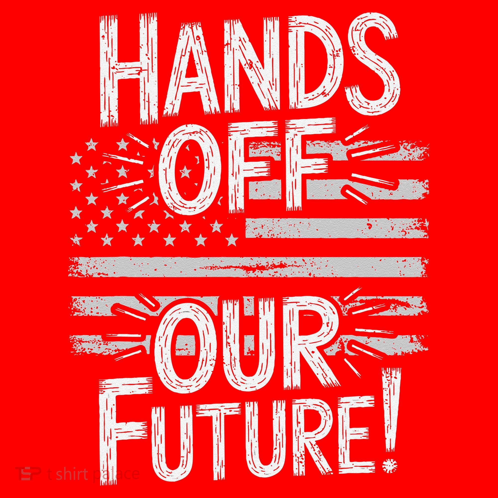 Hands Off Our Future Pro Democracy Anti MAGA Anti Oligarchy Santa Hat
