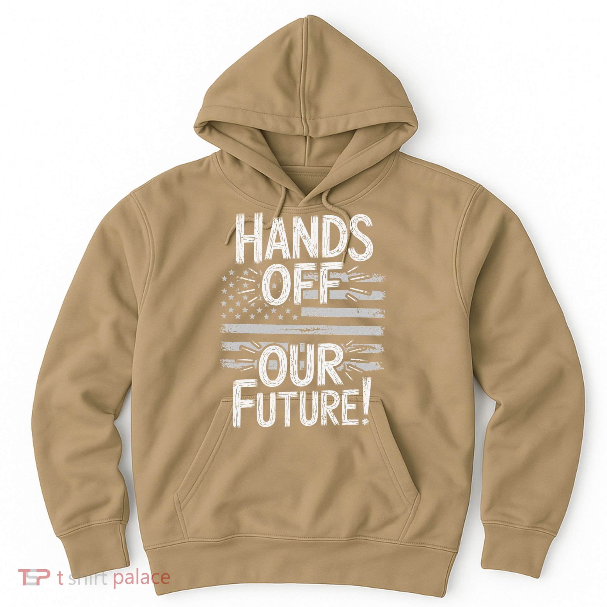 Hands Off Our Future Pro Democracy Anti MAGA Anti Oligarchy Hoodie