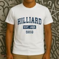 Hilliard Ohio Oh Vintage Sports T-Shirt thumb 3