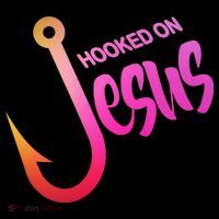 Hooked On Jesus Fish Hook Sweatshirt thumb 3