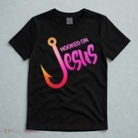 Hooked On Jesus Fish Hook T-Shirt thumb 5