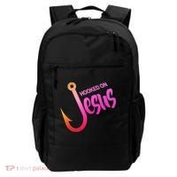 Hooked On Jesus Fish Hook Backpack thumb 0