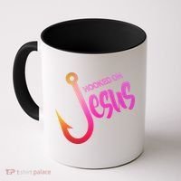 Hooked On Jesus Fish Hook Coffee Mug thumb 0