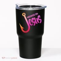Hooked On Jesus Fish Hook Tumbler thumb 0
