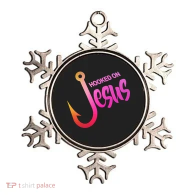 Hooked On Jesus Fish Hook Ornament