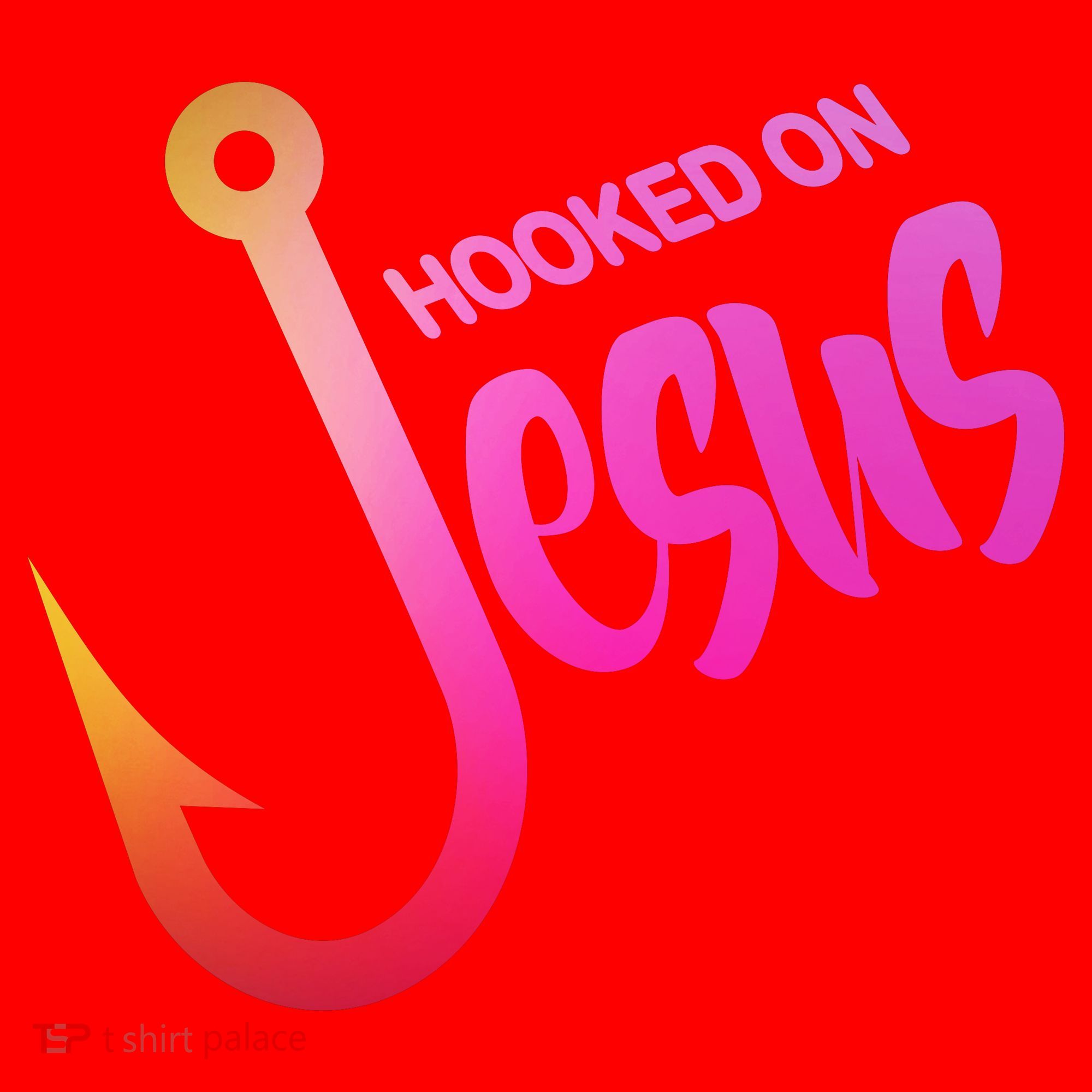Hooked On Jesus Fish Hook Santa Hat