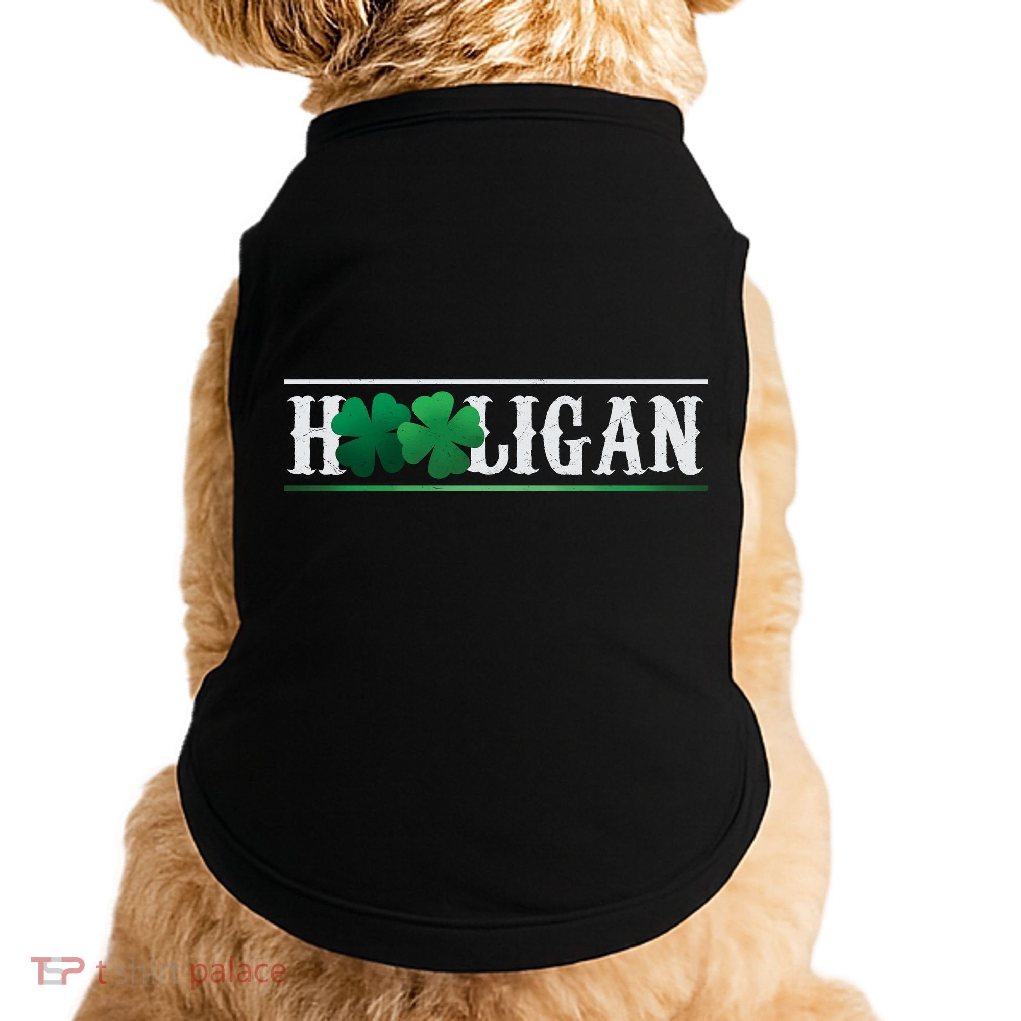 Hooligan Irish Clover St. Patrick's Day Doggie Tank