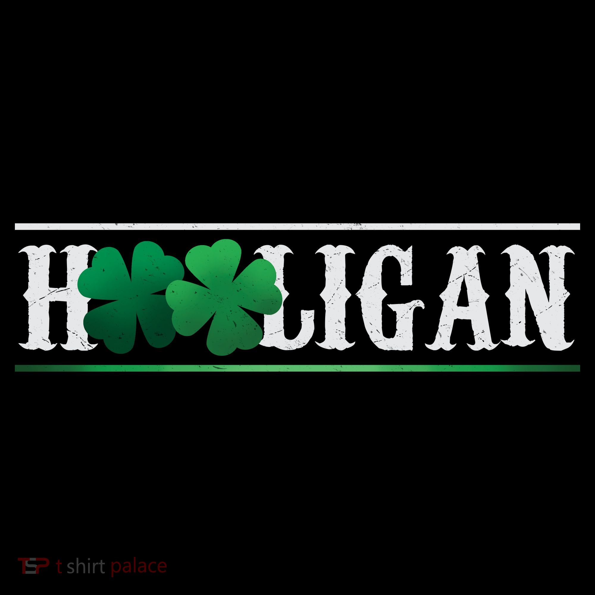 Hooligan Irish Clover St. Patrick's Day USA-Made Doggie Bandana