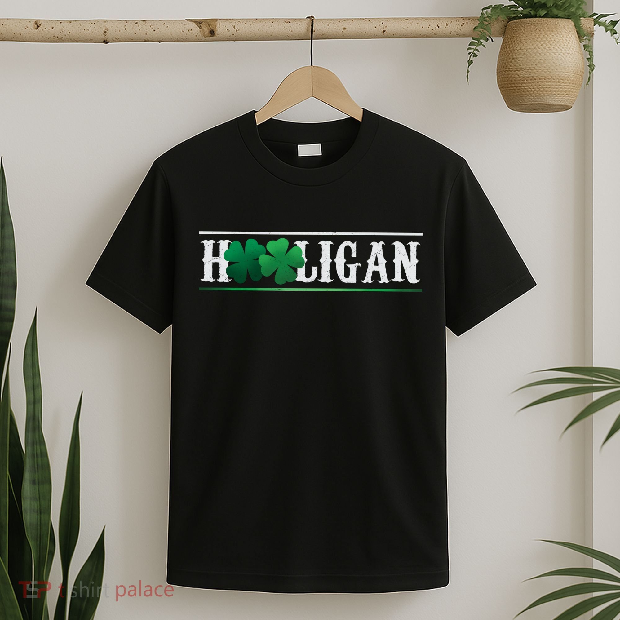 Hooligan Irish Clover St. Patrick's Day T-Shirt