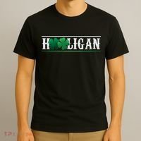 Hooligan Irish Clover St. Patrick's Day T-Shirt thumb 3