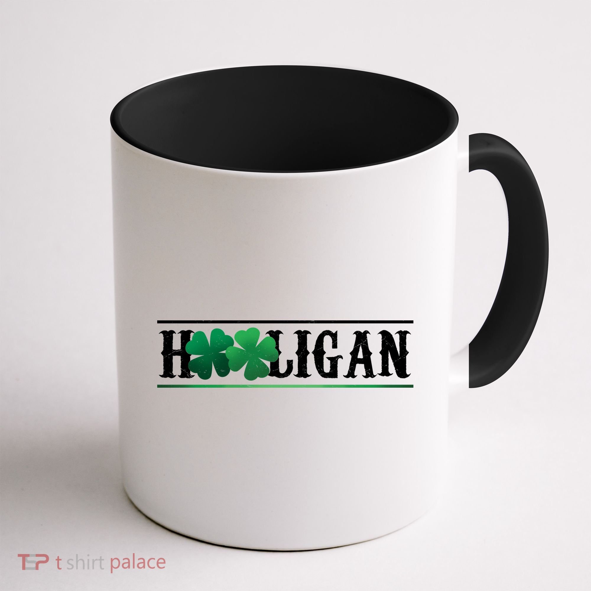 Hooligan Irish Clover St. Patrick's Day Coffee Mug