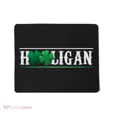 Hooligan Irish Clover St. Patrick's Day Mousepad