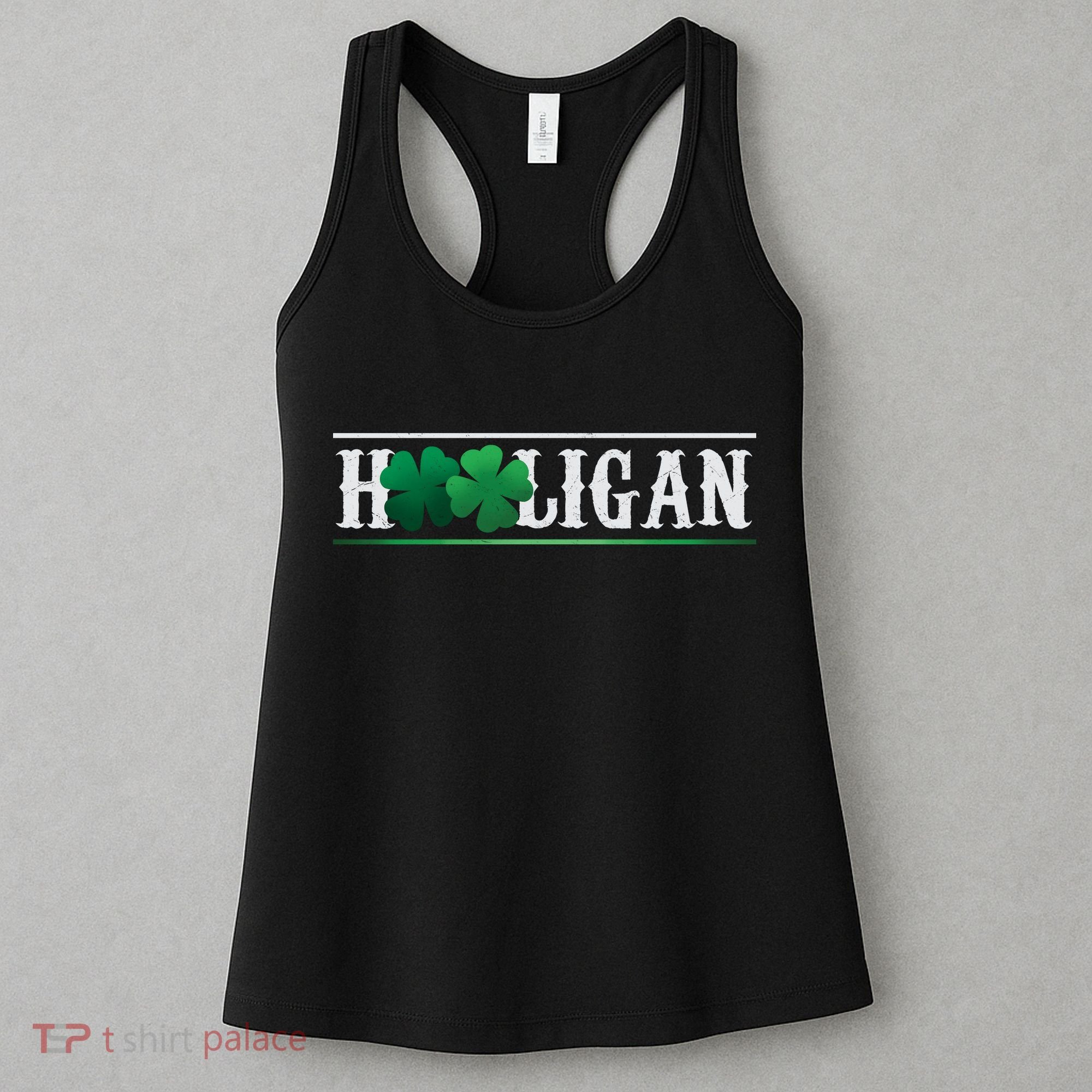 Hooligan Irish Clover St. Patrick's Day Women's Tank Top