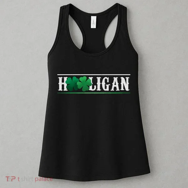Hooligan Irish Clover St. Patrick's Day Women's Tank Top