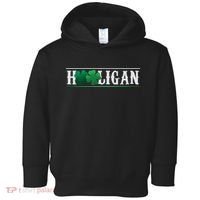 Hooligan Irish Clover St. Patrick's Day Toddler Hoodie thumb 0
