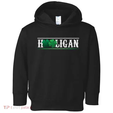 Hooligan Irish Clover St. Patrick's Day Toddler Hoodie