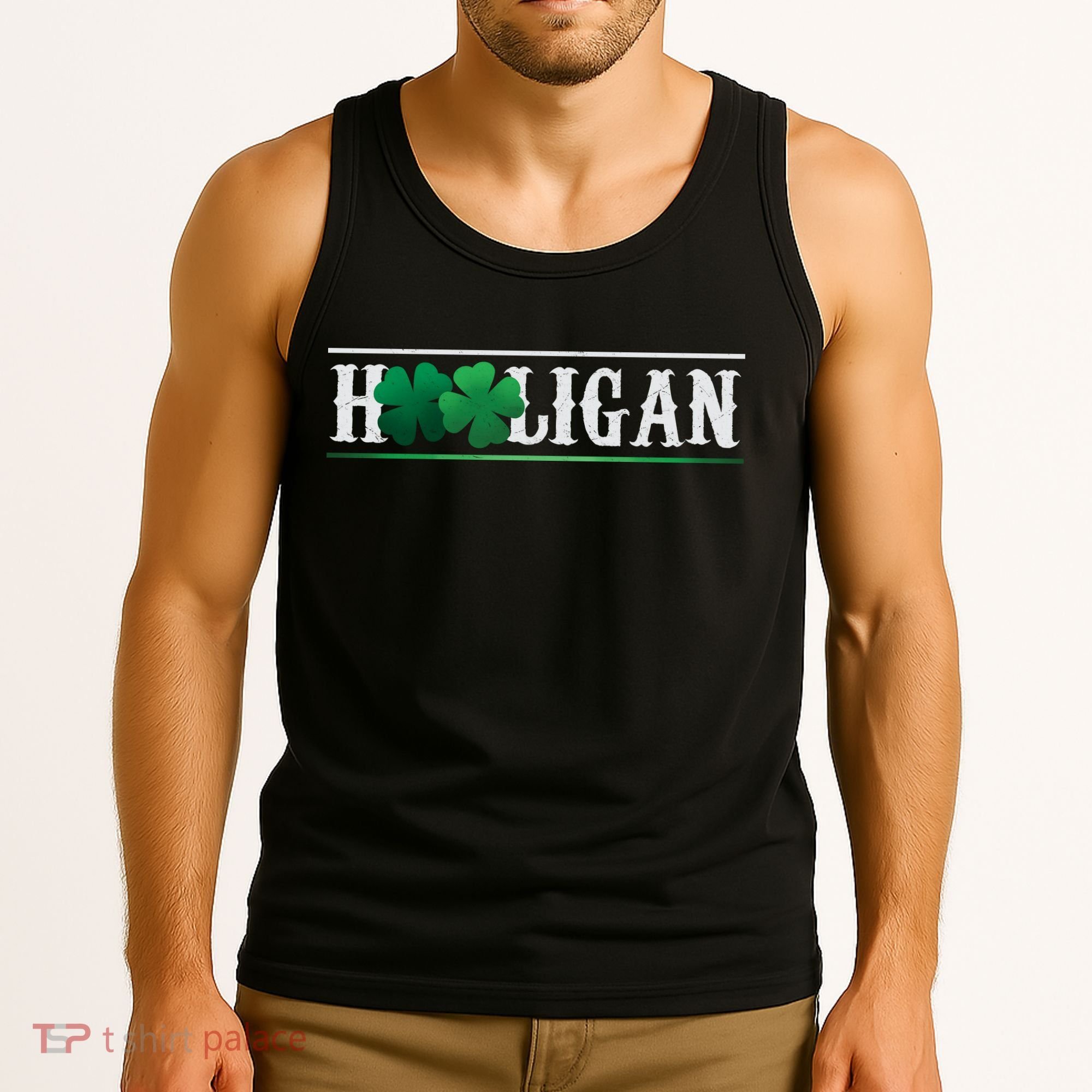 Hooligan Irish Clover St. Patrick's Day Tank Top