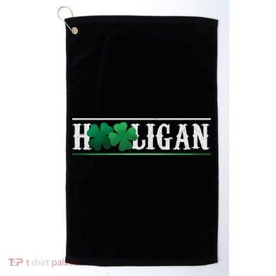 Hooligan Irish Clover St. Patrick's Day Golf Towel