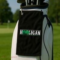 Hooligan Irish Clover St. Patrick's Day Golf Towel thumb 2