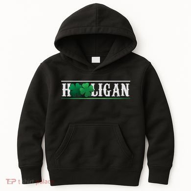 Hooligan Irish Clover St. Patrick's Day Kids Hoodie