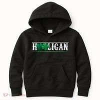 Hooligan Irish Clover St. Patrick's Day Kids Hoodie thumb 0