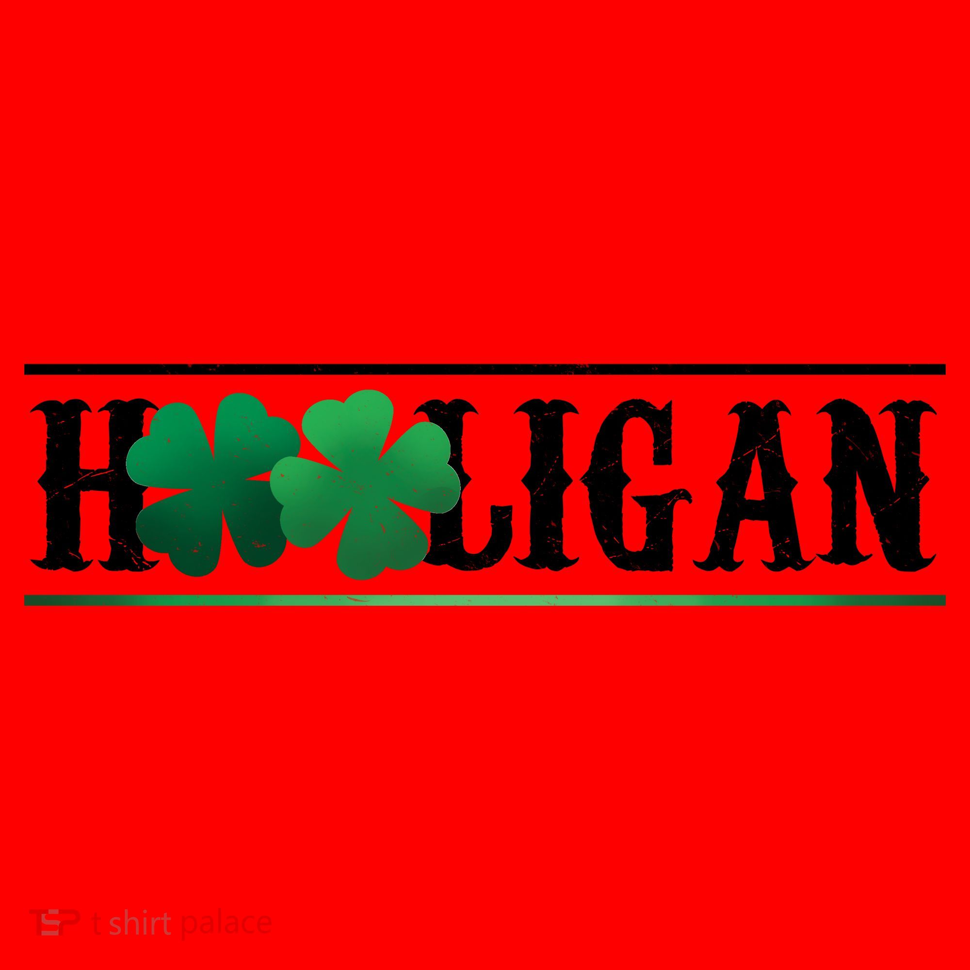 Hooligan Irish Clover St. Patrick's Day Santa Hat